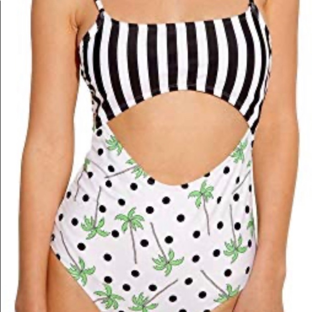 NWT sugar coast by lolli cut out swimsuit small